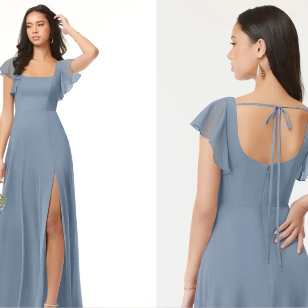 Azazie Dusty Blue Bridesmaid Dress